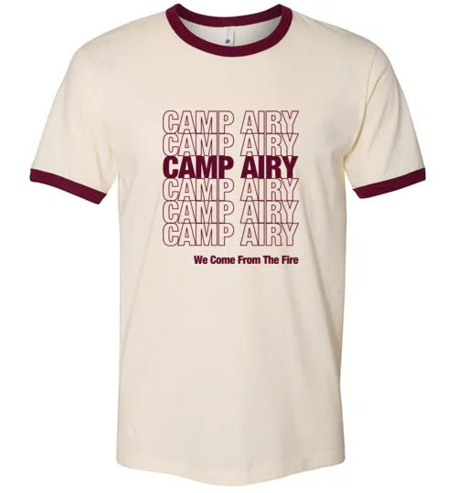 Airy Takeout Maroon Ringer T-Shirt