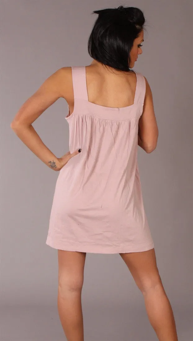 Apparel Addiction Pocket Tunic Tank Pink