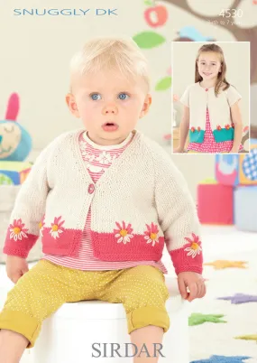 Babies & Girls Cardigans in Sirdar Snuggly DK (4530) - Digital Version