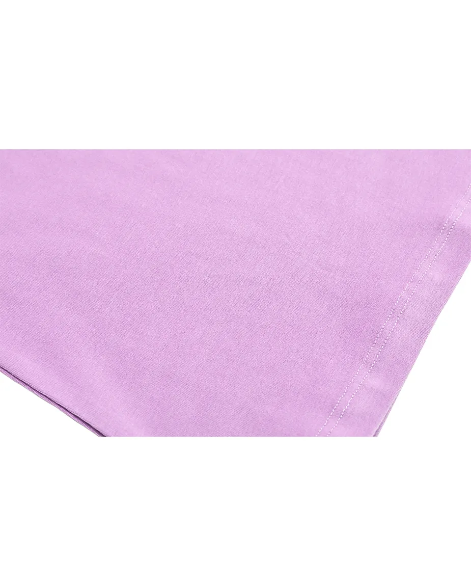 Big Girls Cotton Puff Sleeve Basic Crewneck T-Shirt
