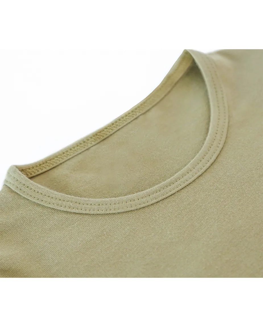 Big Girls Cotton Puff Sleeve Basic Crewneck T-Shirt