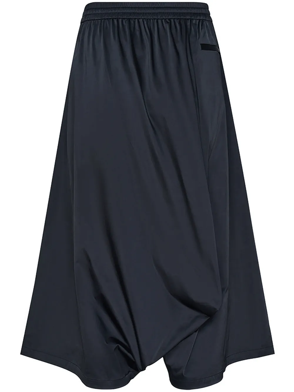 Drop Crotch Cropped Pant (Black)