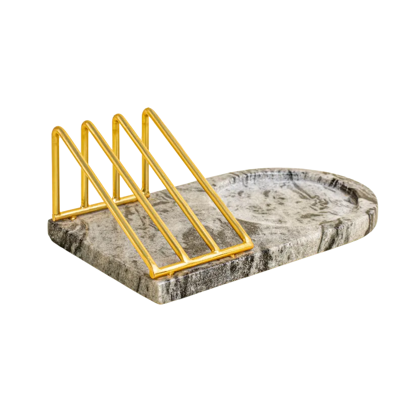 Grey marble Breakfast Tray