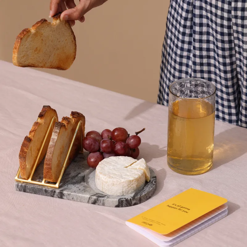 Grey marble Breakfast Tray