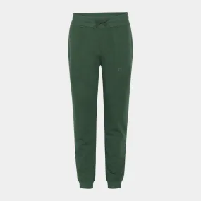 Grønne bambus sweatpants med logo