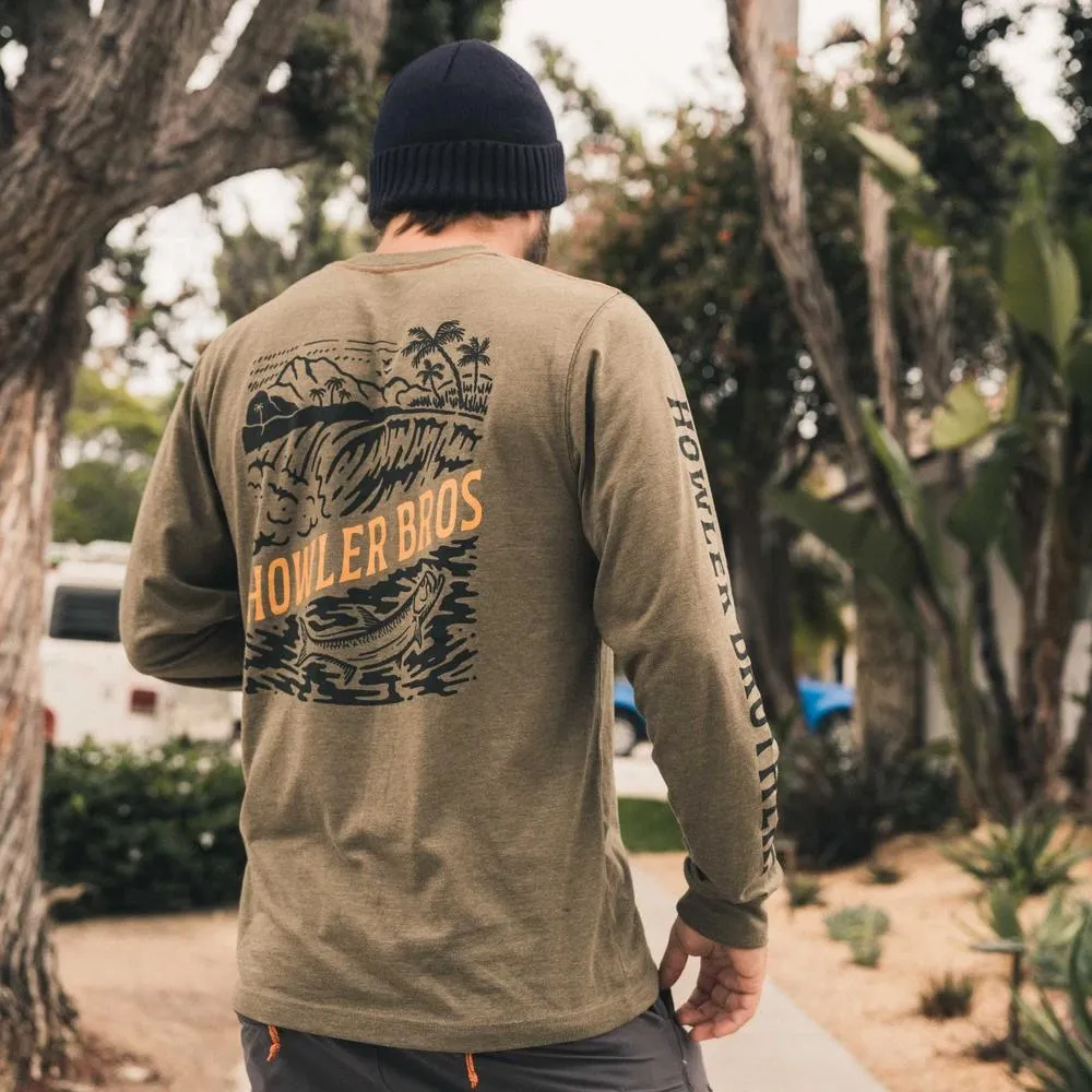 Howler Brothers Longsleeve T-Shirt - Tarpon and Tube
