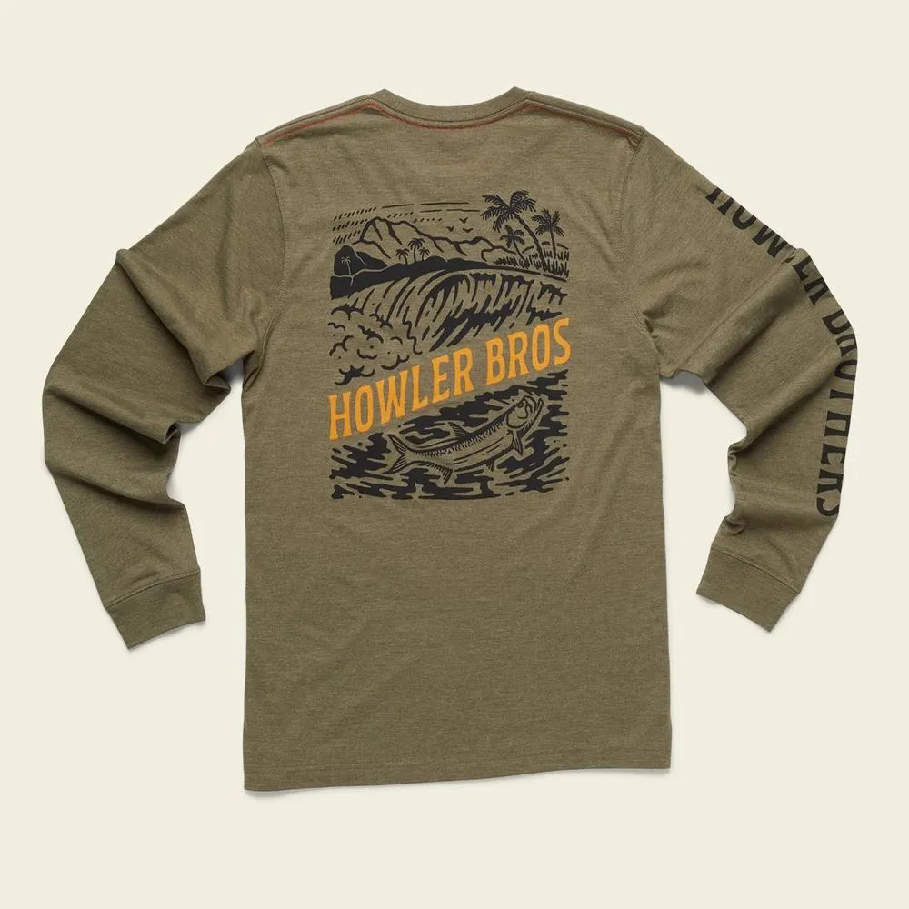 Howler Brothers Longsleeve T-Shirt - Tarpon and Tube