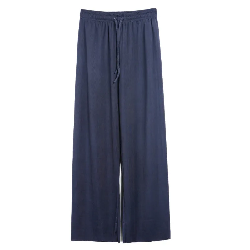 Ice Silk Wide Leg Trousers For Women