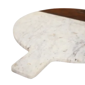 Marble and Wood XL Platter
