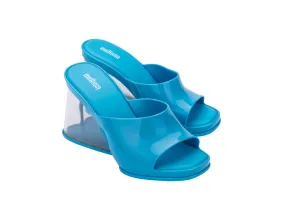 Melissa Darling Blue Heeled Slide Sandal For Women