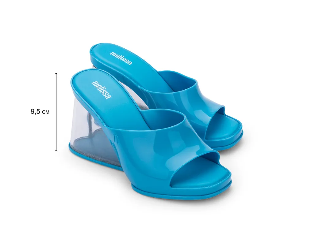 Melissa Darling Blue Heeled Slide Sandal For Women