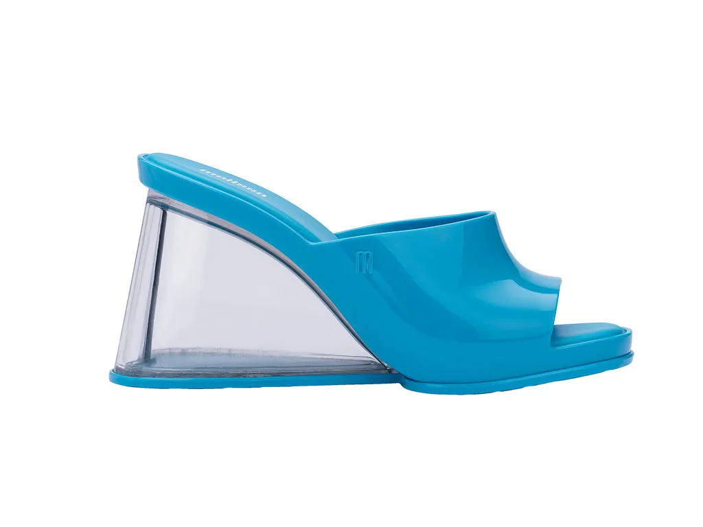 Melissa Darling Blue Heeled Slide Sandal For Women