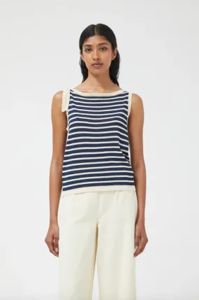 Nautical Stripe Knit Tank Top