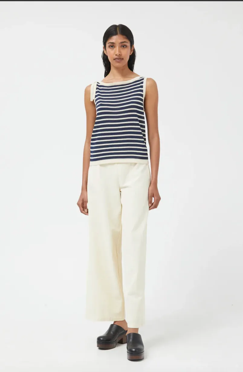 Nautical Stripe Knit Tank Top