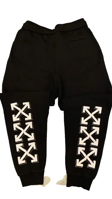 Off white Basic outline SWEATPANTS Black