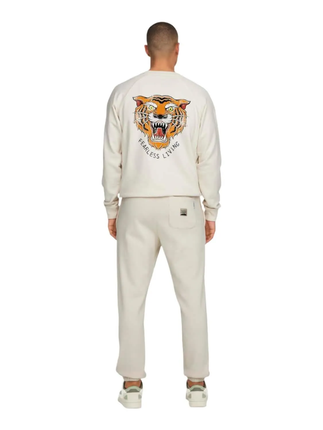 Only & Sons Riley Joggingbroek Offwhite