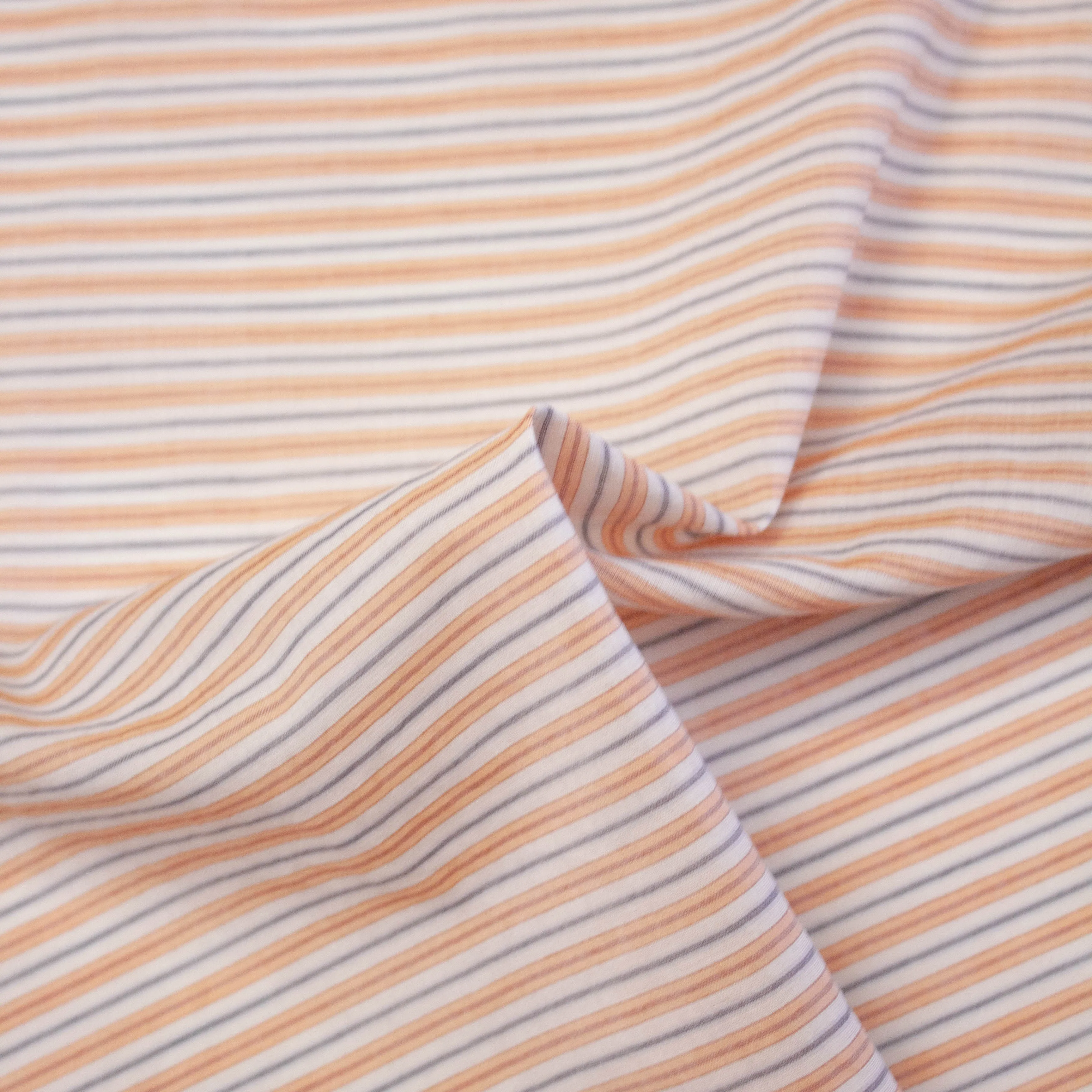 Roger Orange Striped Cotton