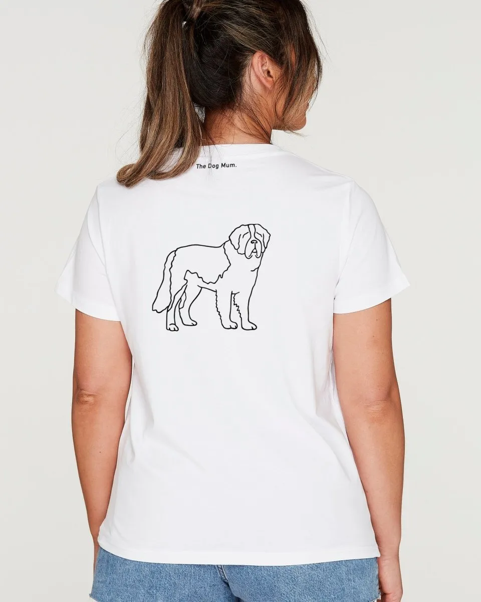 Saint Bernard Mum Illustration: Classic T-Shirt