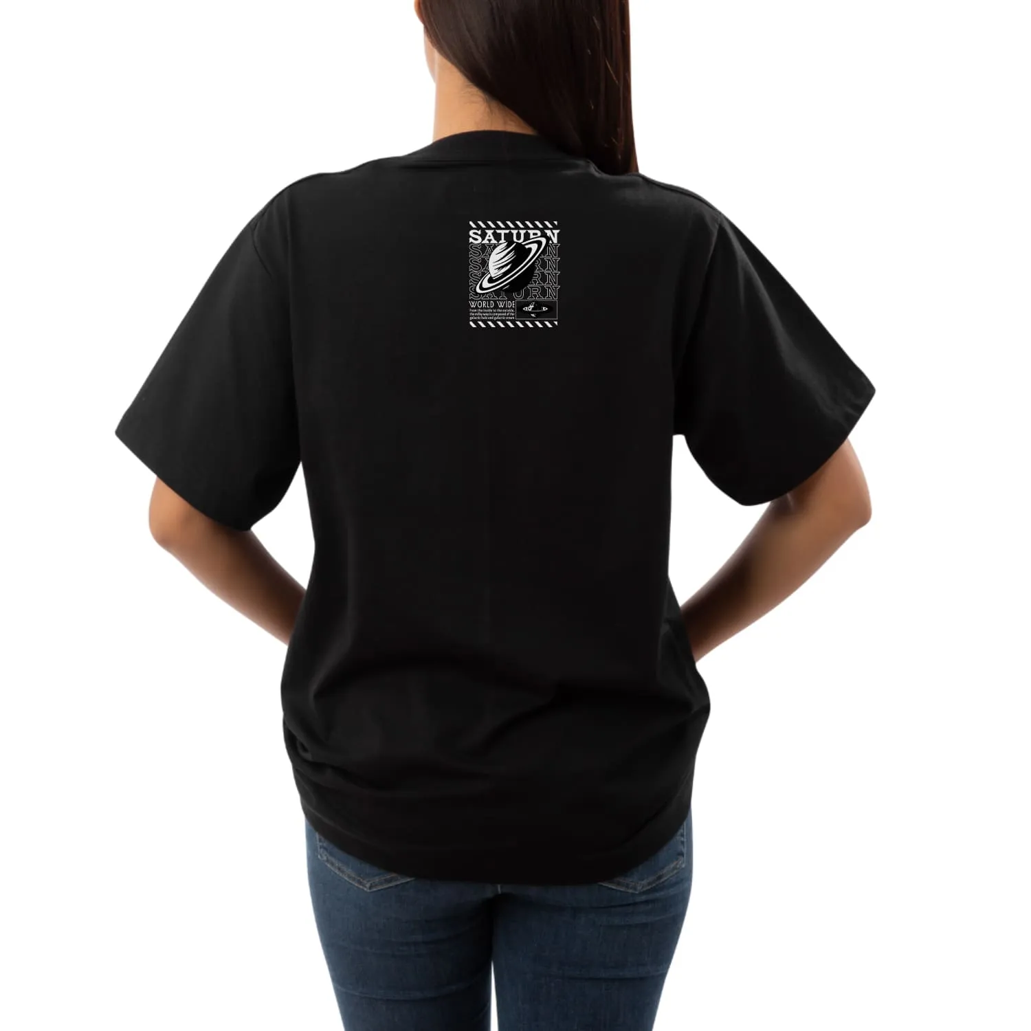 Saturn Womens Oversized T-shirt