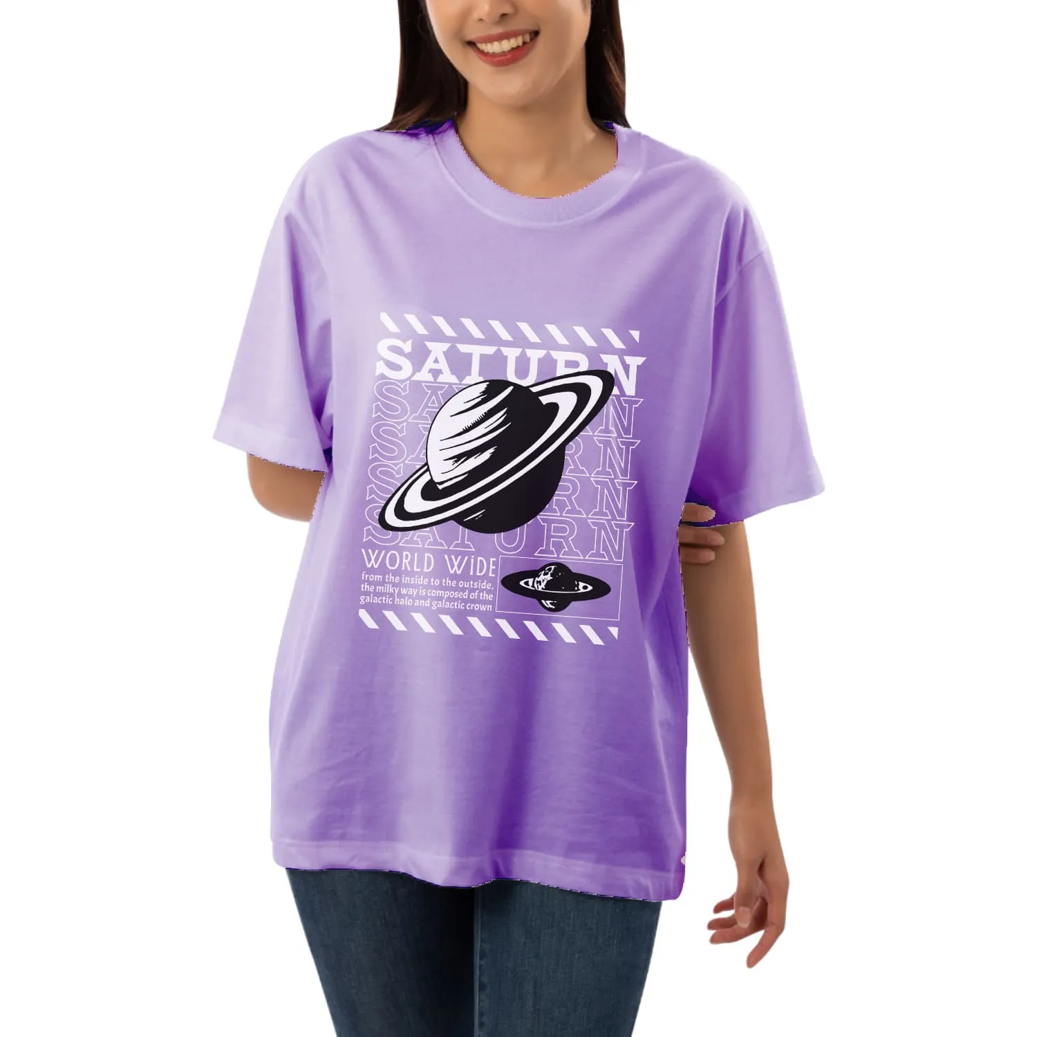 Saturn Womens Oversized T-shirt