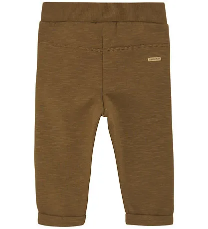 Solid Sweatpants - Sepia by Minymo