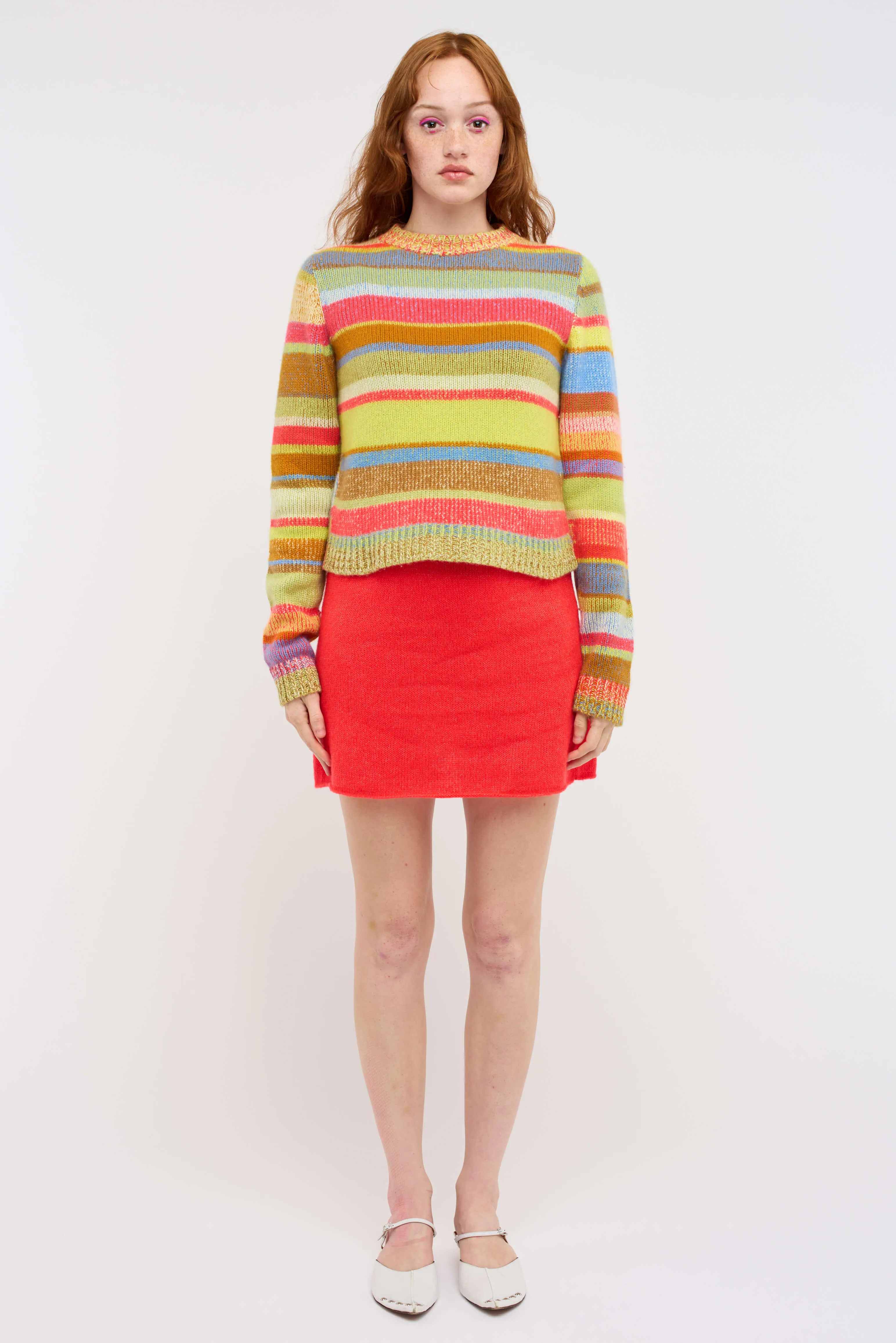 Stripe Super Soft Women's Crew
