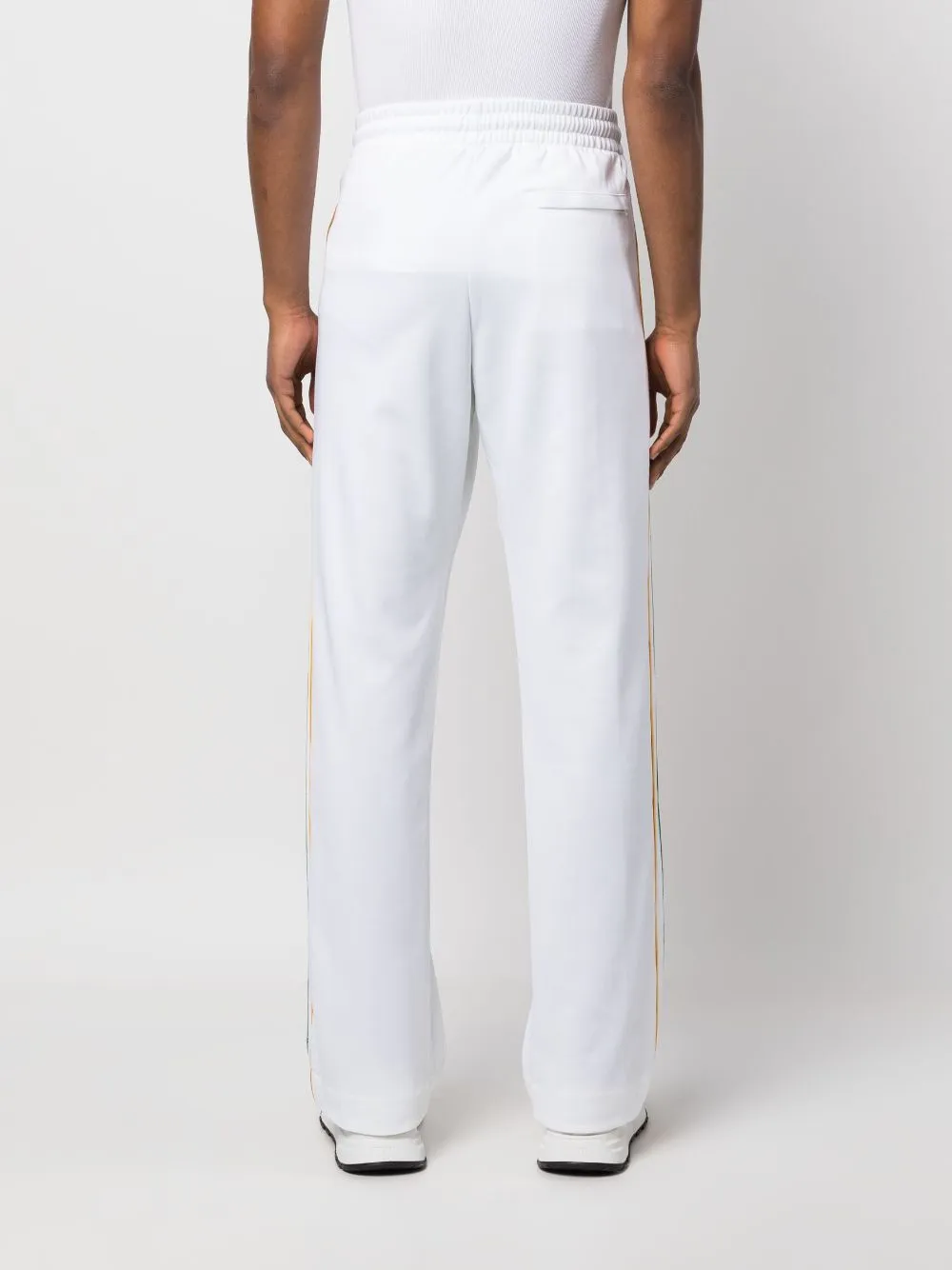 tape-detail track pants