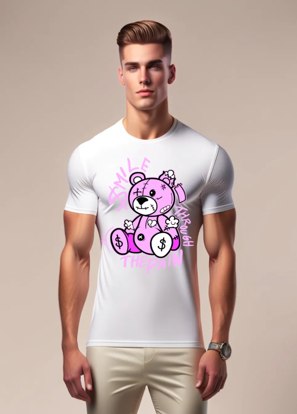 Teddy Smile the Pain T-Shirts | Grooveman Music