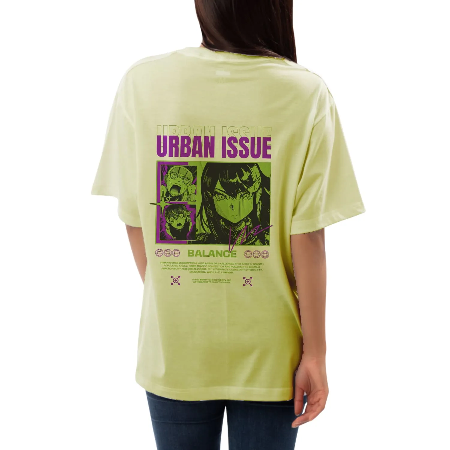 Urban issue Womens Oversized T-shirt