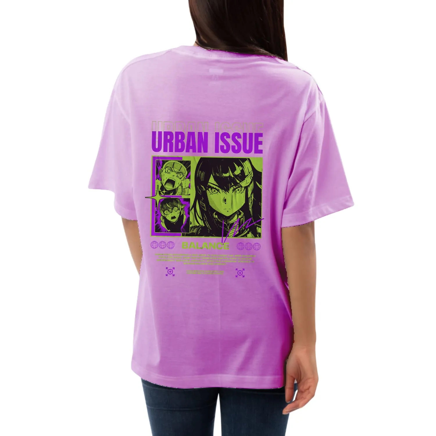 Urban issue Womens Oversized T-shirt