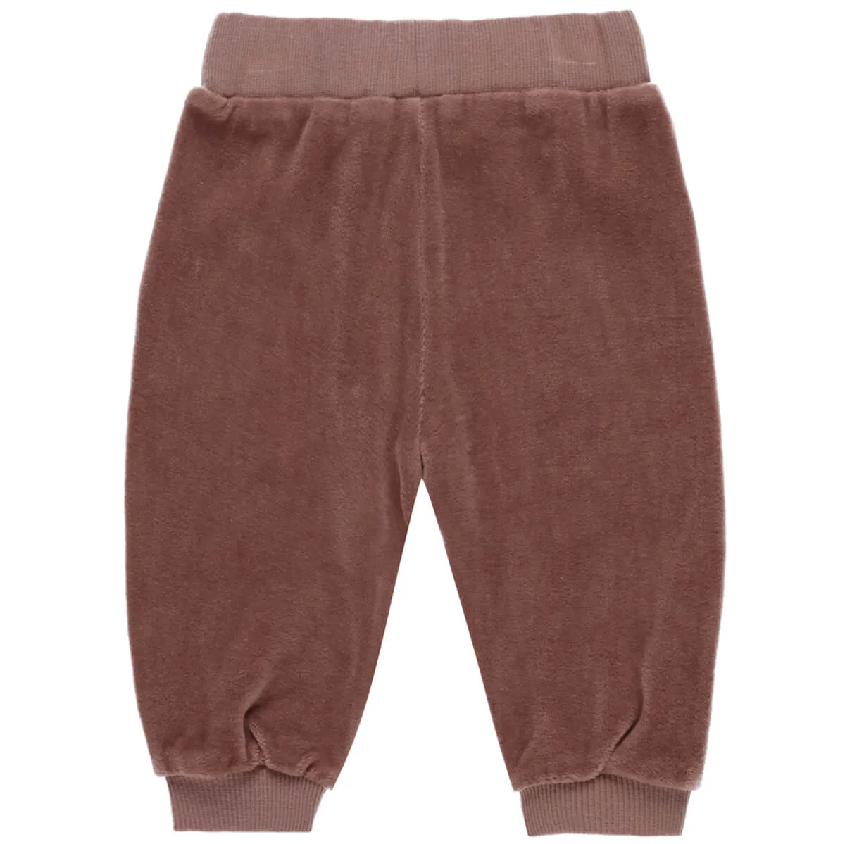 Velour Relaxed Sweatpant in Cranberry by Quincy Mae
