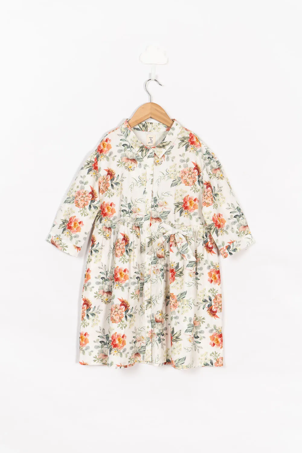 White Floral Dress
